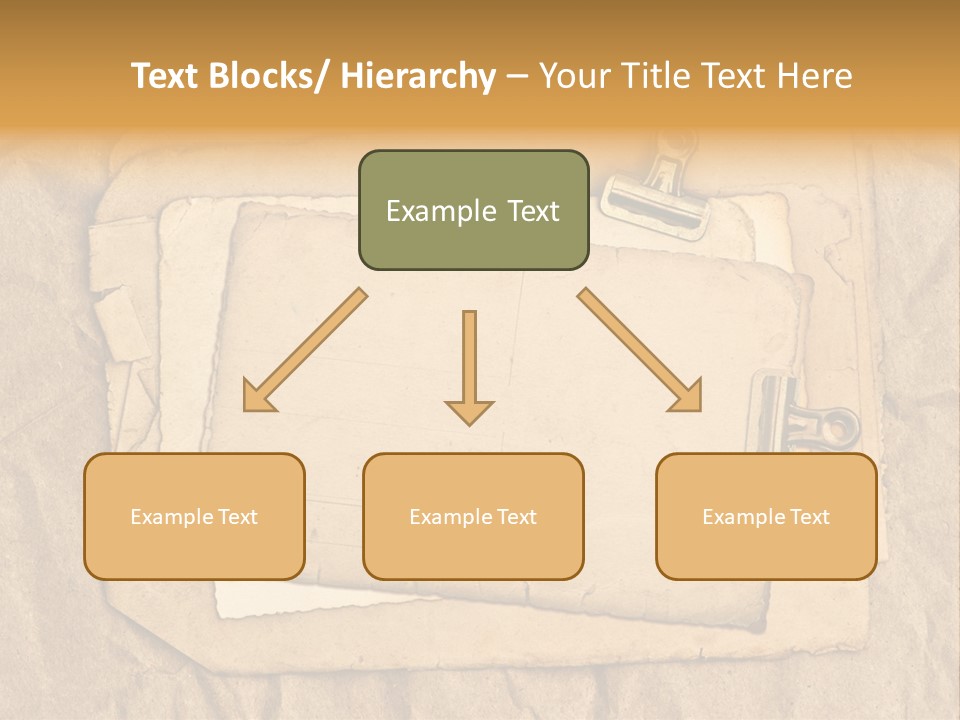 Crumpled Retro Picture PowerPoint Template