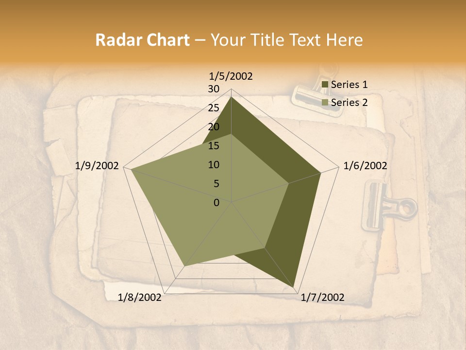 Crumpled Retro Picture PowerPoint Template