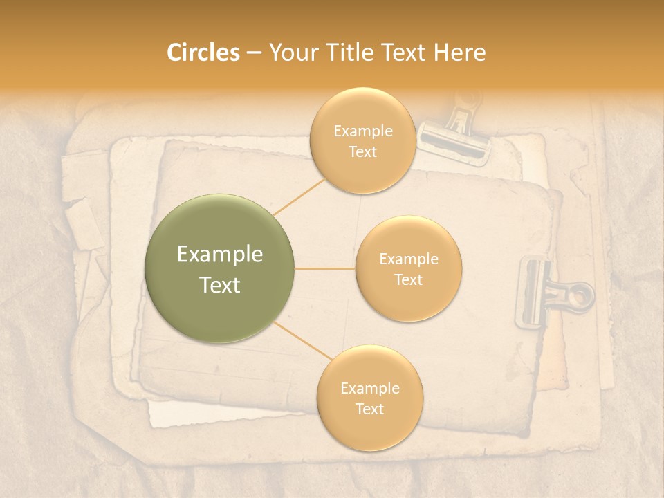 Crumpled Retro Picture PowerPoint Template