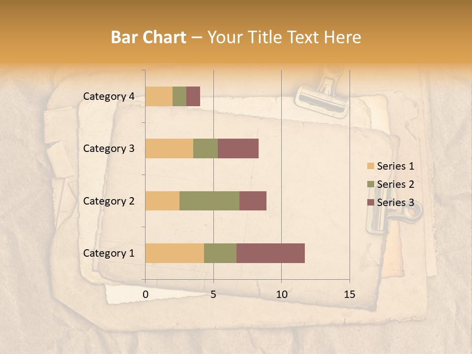 Crumpled Retro Picture PowerPoint Template