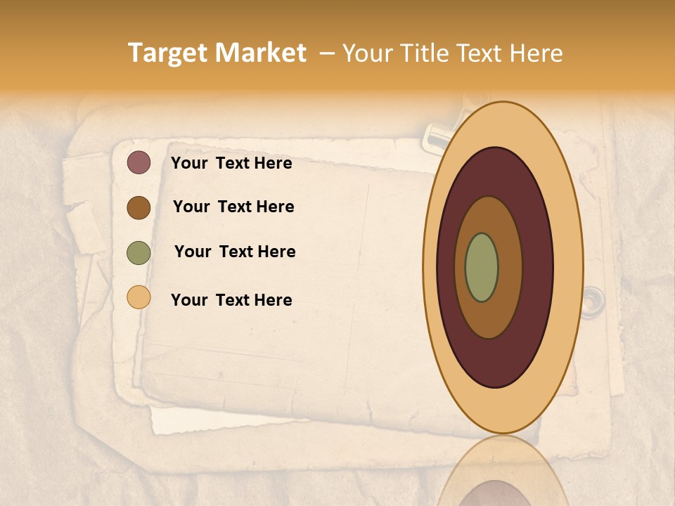 Crumpled Retro Picture PowerPoint Template