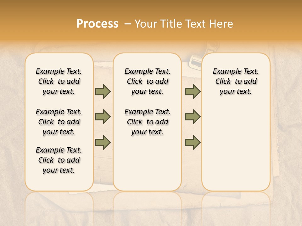 Crumpled Retro Picture PowerPoint Template
