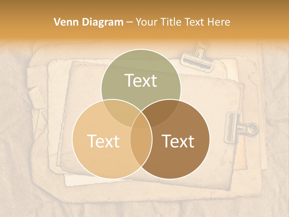 Crumpled Retro Picture PowerPoint Template