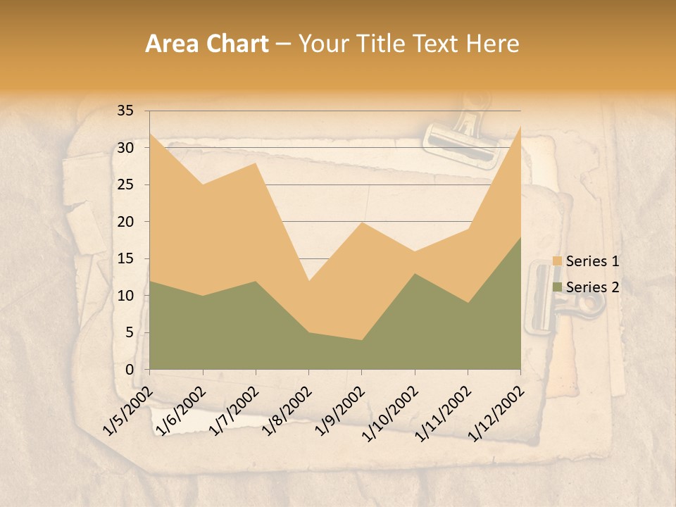 Crumpled Retro Picture PowerPoint Template