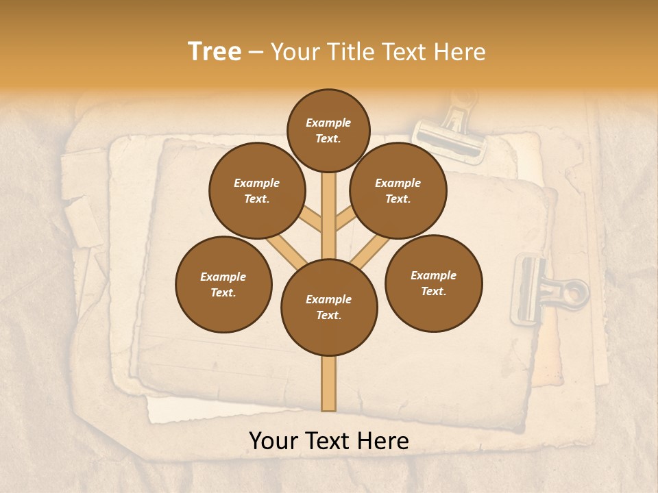 Crumpled Retro Picture PowerPoint Template