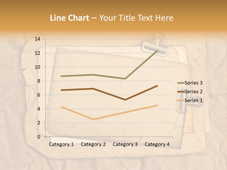Crumpled Retro Picture PowerPoint Template