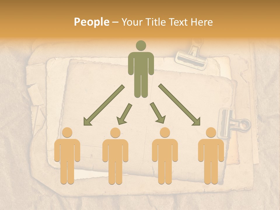 Crumpled Retro Picture PowerPoint Template