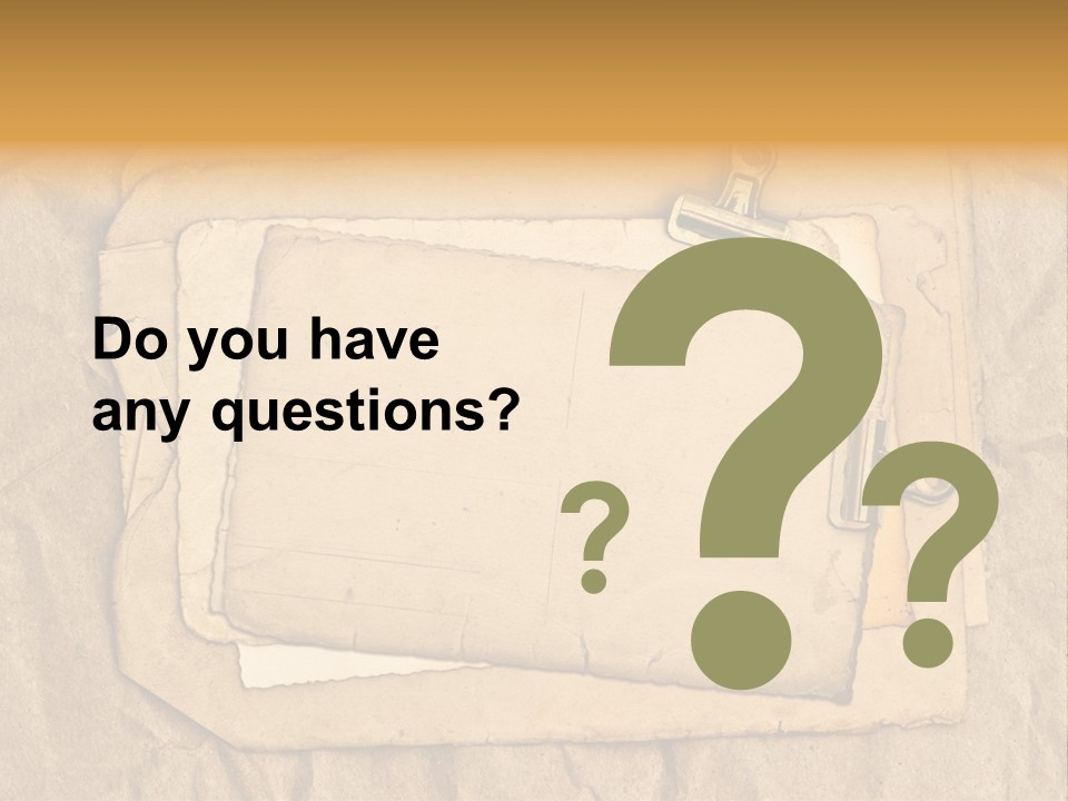 Crumpled Retro Picture PowerPoint Template