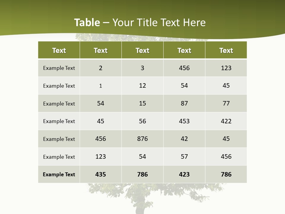 Ecological Bright One PowerPoint Template