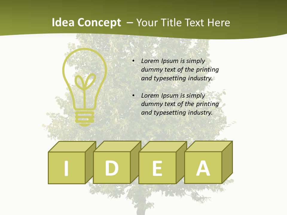 Ecological Bright One PowerPoint Template