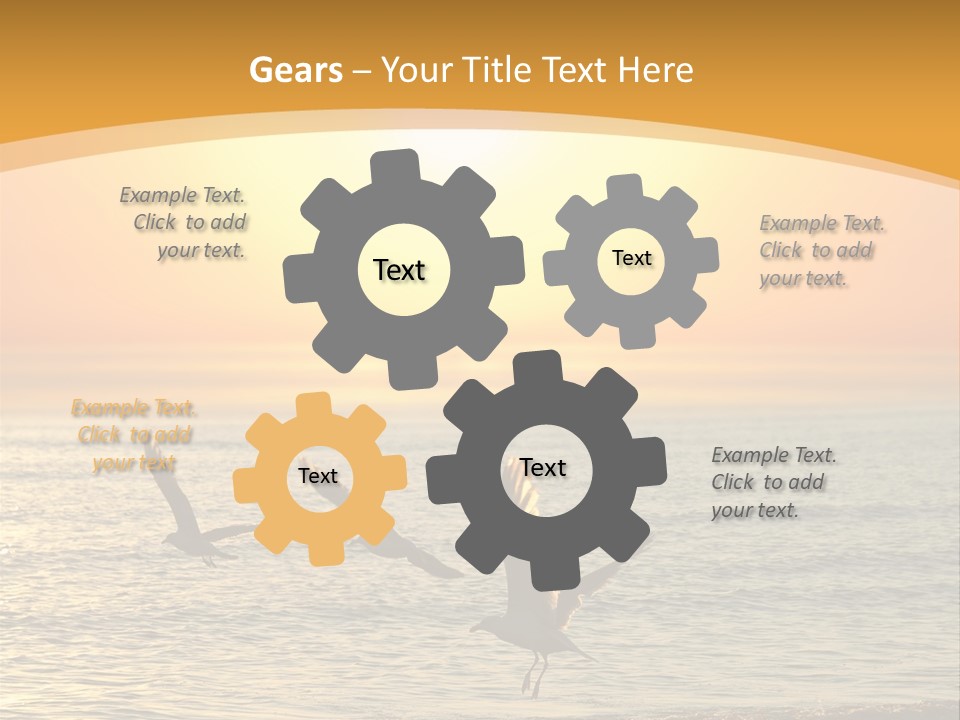 Romantic Energy Outdoor PowerPoint Template