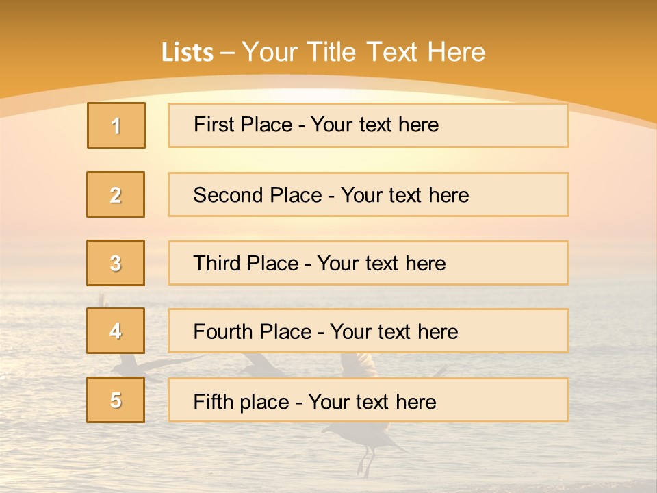 Romantic Energy Outdoor PowerPoint Template