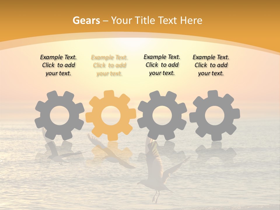 Romantic Energy Outdoor PowerPoint Template