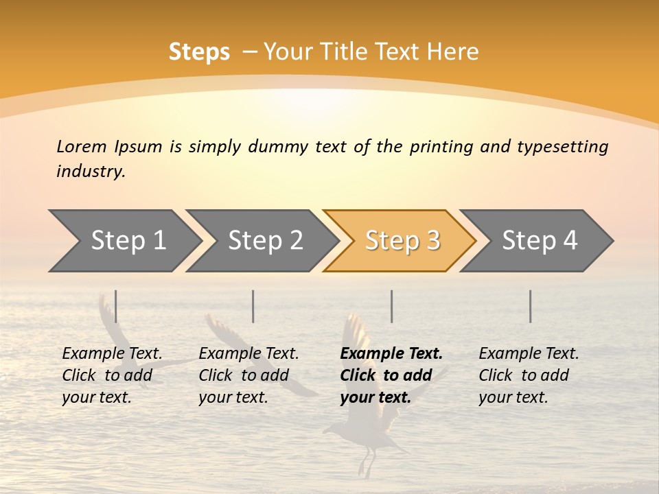 Romantic Energy Outdoor PowerPoint Template