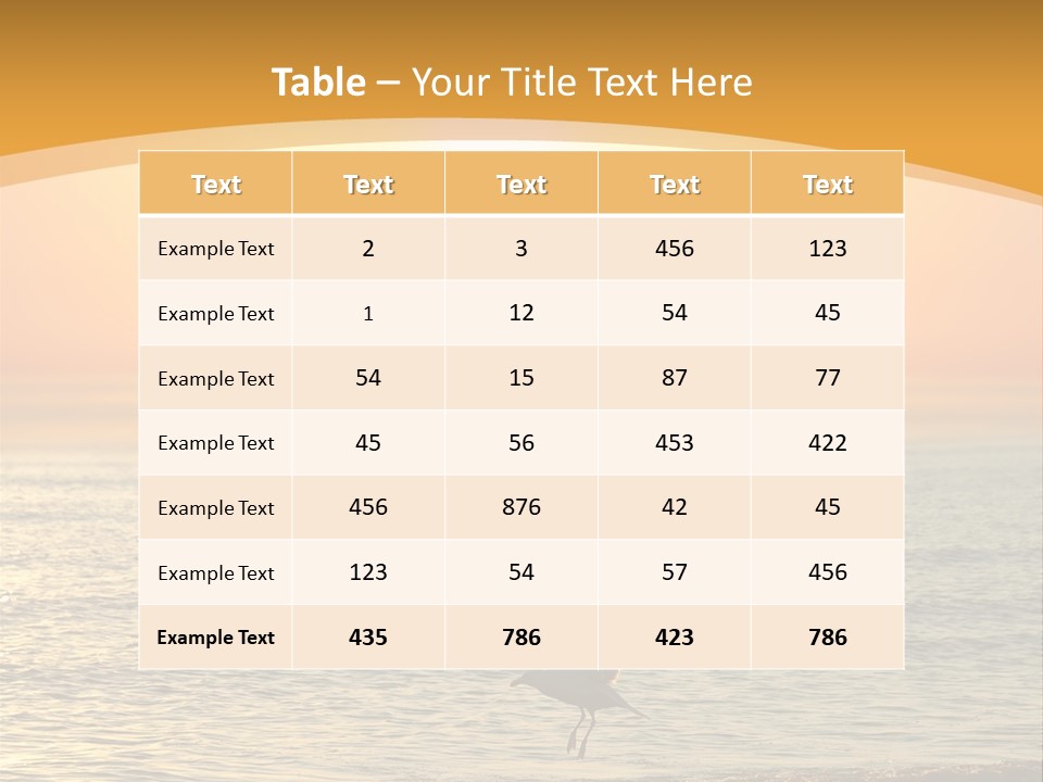 Romantic Energy Outdoor PowerPoint Template