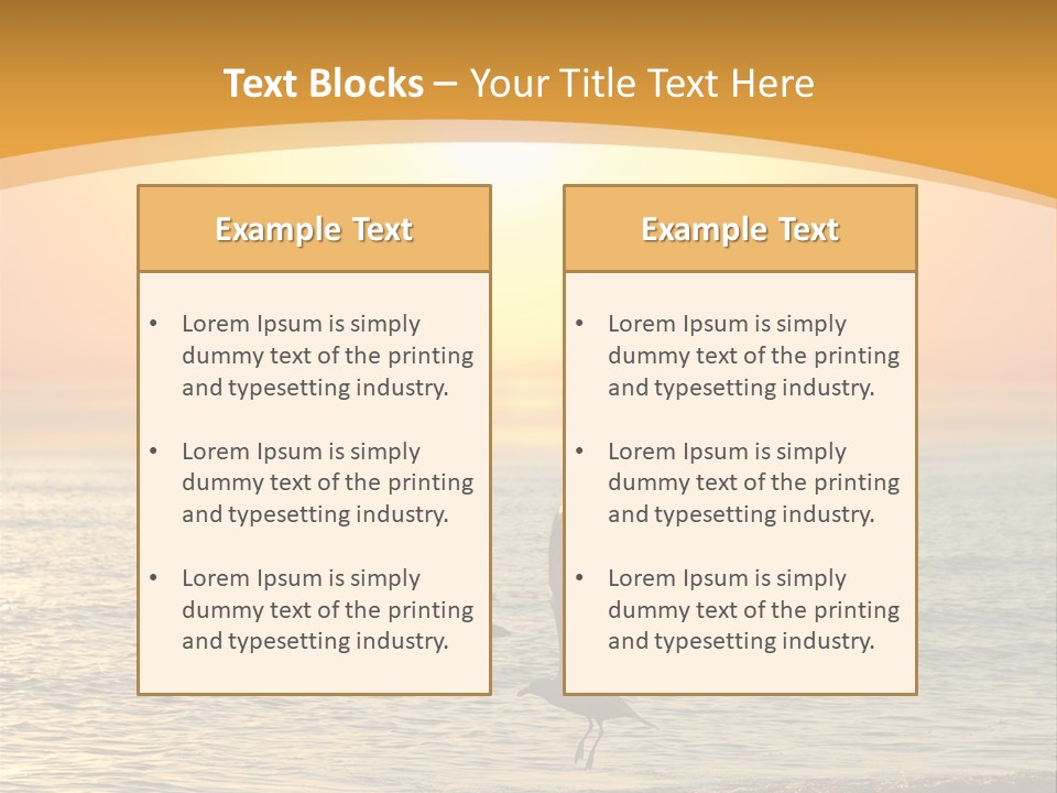Romantic Energy Outdoor PowerPoint Template