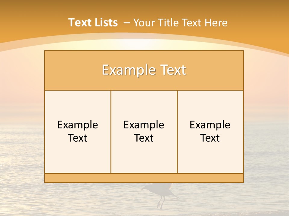 Romantic Energy Outdoor PowerPoint Template