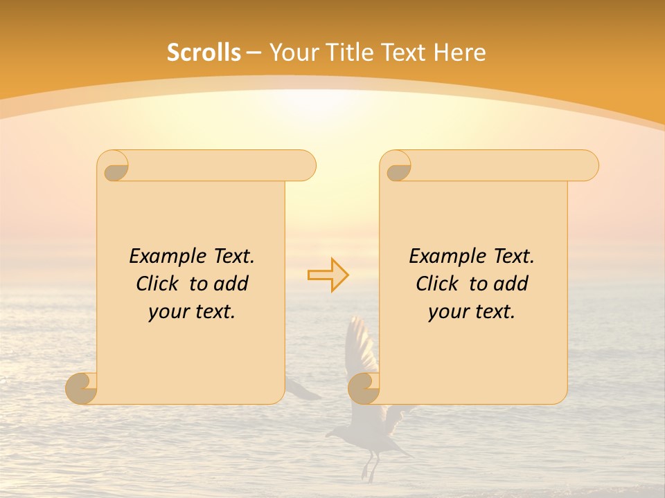 Romantic Energy Outdoor PowerPoint Template