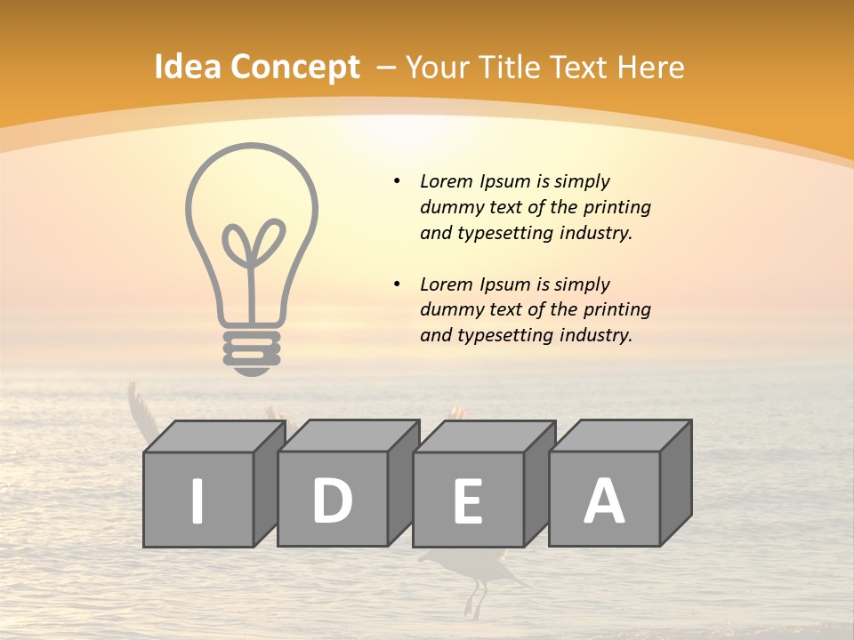 Romantic Energy Outdoor PowerPoint Template