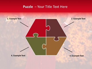 Female October Smile PowerPoint Template