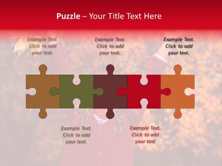 Female October Smile PowerPoint Template