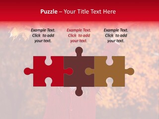 Female October Smile PowerPoint Template