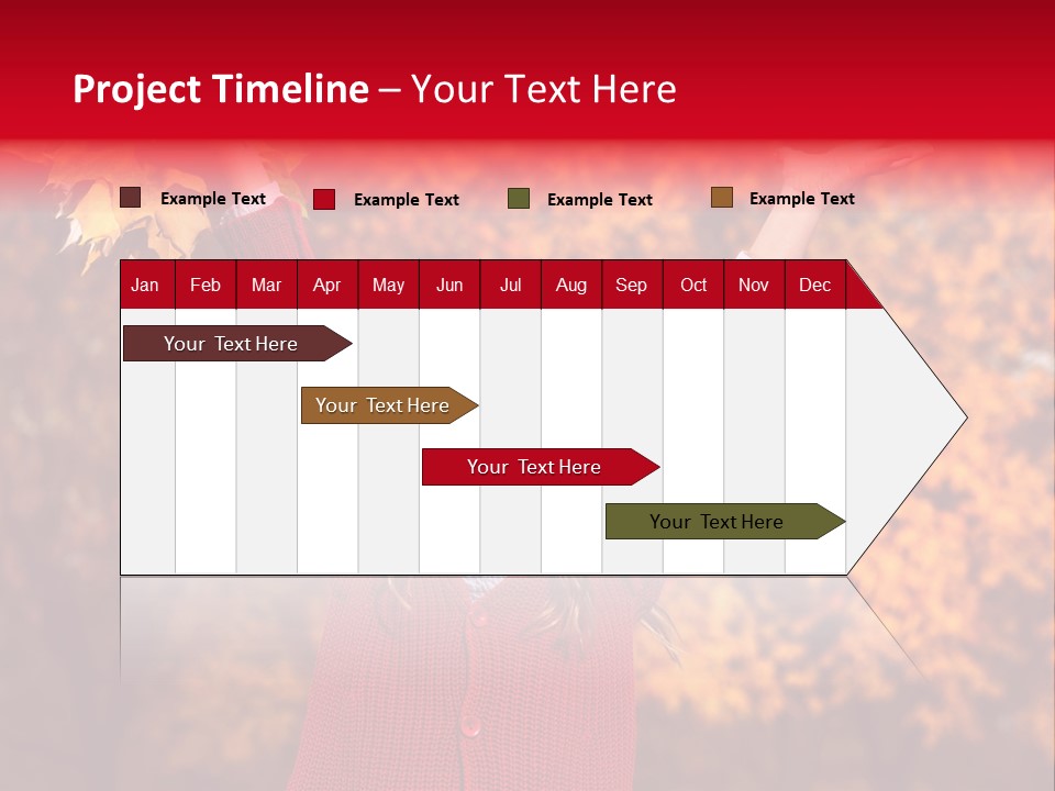 Female October Smile PowerPoint Template