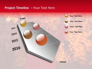 Female October Smile PowerPoint Template