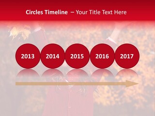 Female October Smile PowerPoint Template