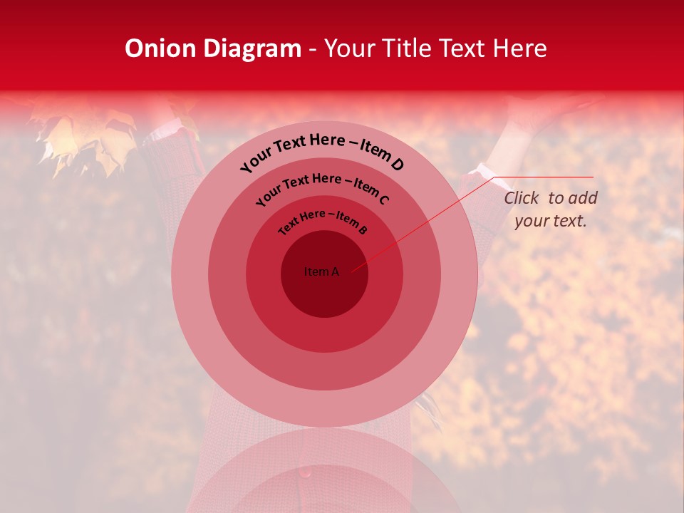 Female October Smile PowerPoint Template