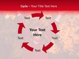 Female October Smile PowerPoint Template