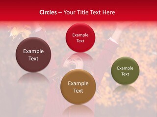 Female October Smile PowerPoint Template