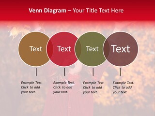 Female October Smile PowerPoint Template
