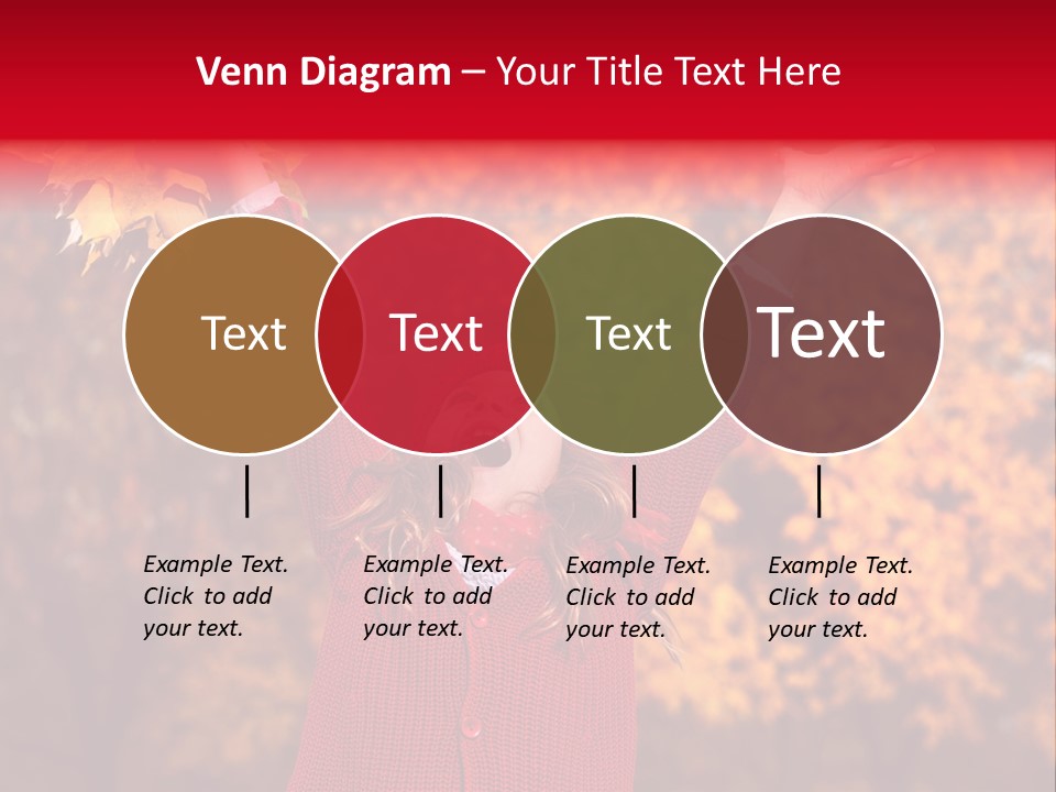 Female October Smile PowerPoint Template