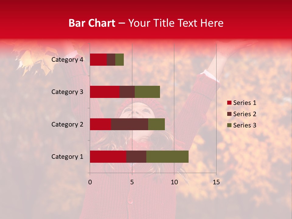 Female October Smile PowerPoint Template