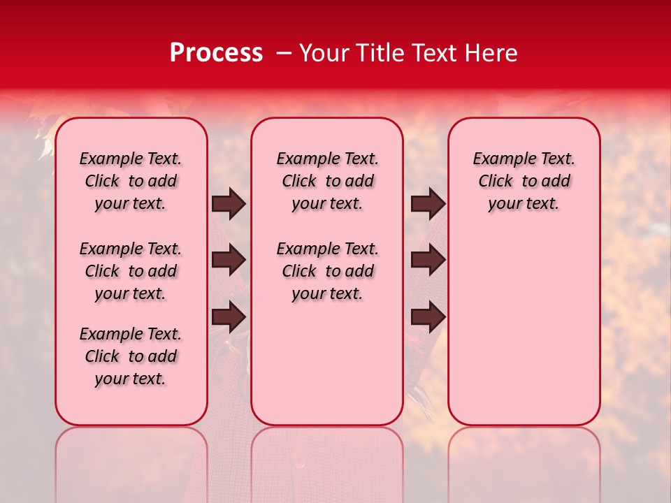 Female October Smile PowerPoint Template
