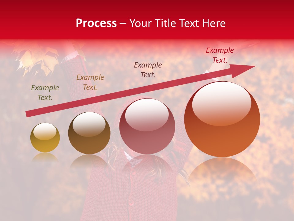 Female October Smile PowerPoint Template