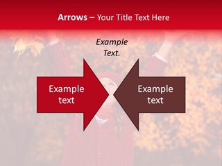 Female October Smile PowerPoint Template