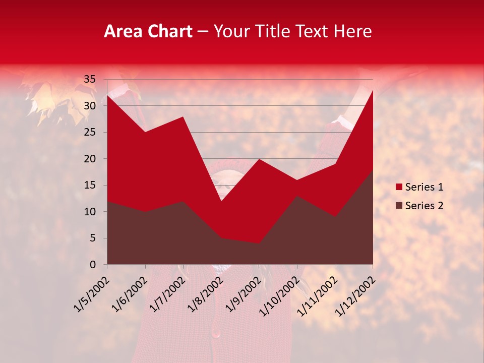 Female October Smile PowerPoint Template