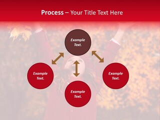 Female October Smile PowerPoint Template