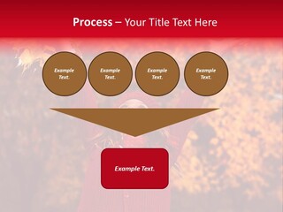 Female October Smile PowerPoint Template