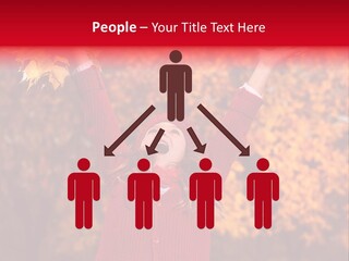 Female October Smile PowerPoint Template