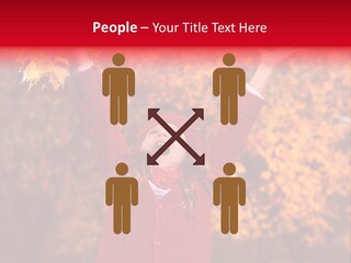 Female October Smile PowerPoint Template