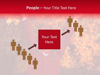 Female October Smile PowerPoint Template