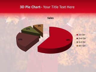 Female October Smile PowerPoint Template