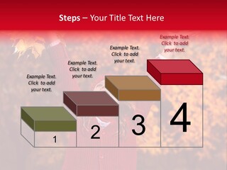 Female October Smile PowerPoint Template