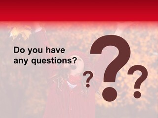 Female October Smile PowerPoint Template