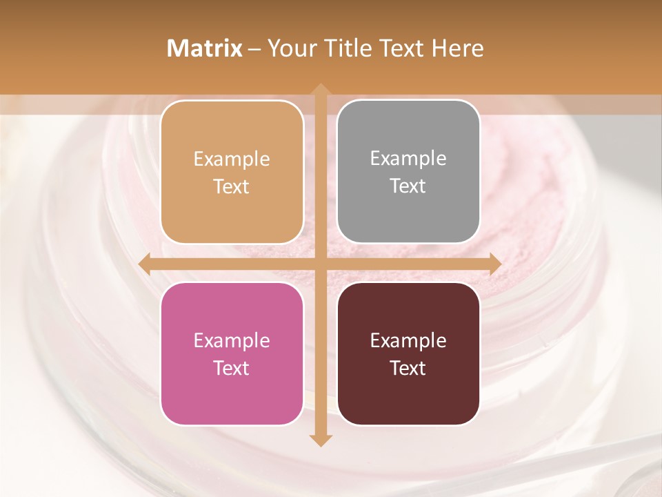 Pink Beauty Treatment Makeup PowerPoint Template