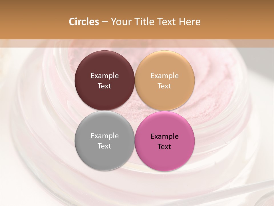 Pink Beauty Treatment Makeup PowerPoint Template