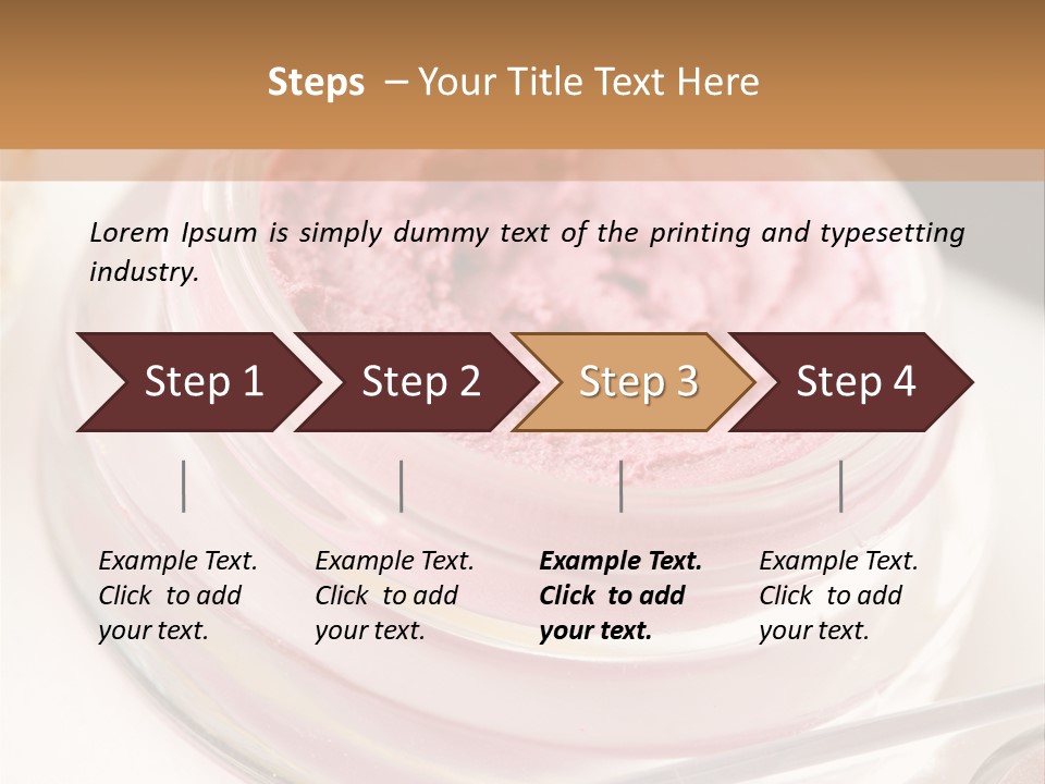 Pink Beauty Treatment Makeup PowerPoint Template
